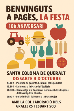 LA FESTA, DE BENVINGUTS A PAGÈS. UN HOMENATGE A LA PAGESIA. 